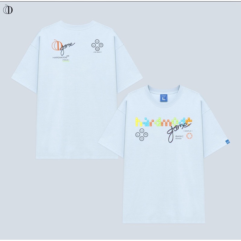 Áo thun cotton bricklaying game tee. áo thun from rộng nam nữ