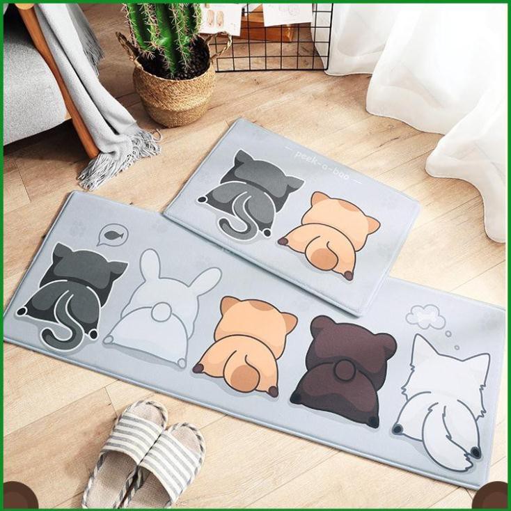 Thảm bếp thảm chùi chân lông mịn -bns4
