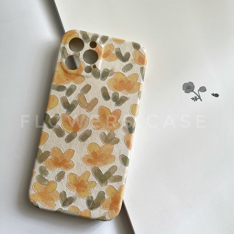 Ốp Lưng Iphone Hoa nhí vàng 7/7plus/8/8plus/x/xr/xsm/11/12/pro/max