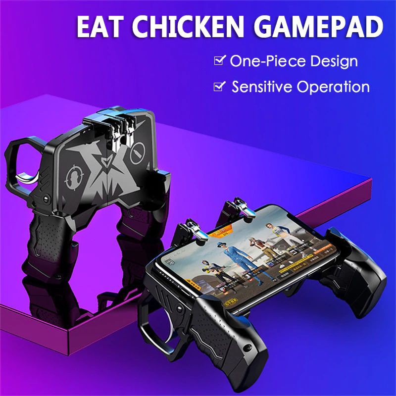 Tay cầm chơi game PUBG K21 kiêm giá đỡ điện thoại