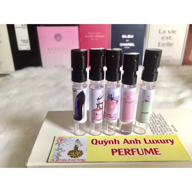 [Combo] 5 Vial Nước Hoa Nữ 1ml, 1,5ml