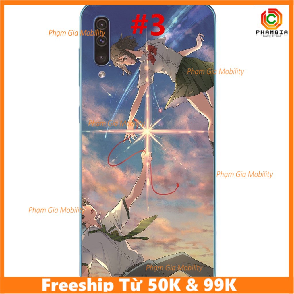Ốp lưng ép kính chống bể viền dẻo hình Starry sky cho Samsung Galaxy A50S A30S A20S A10S
