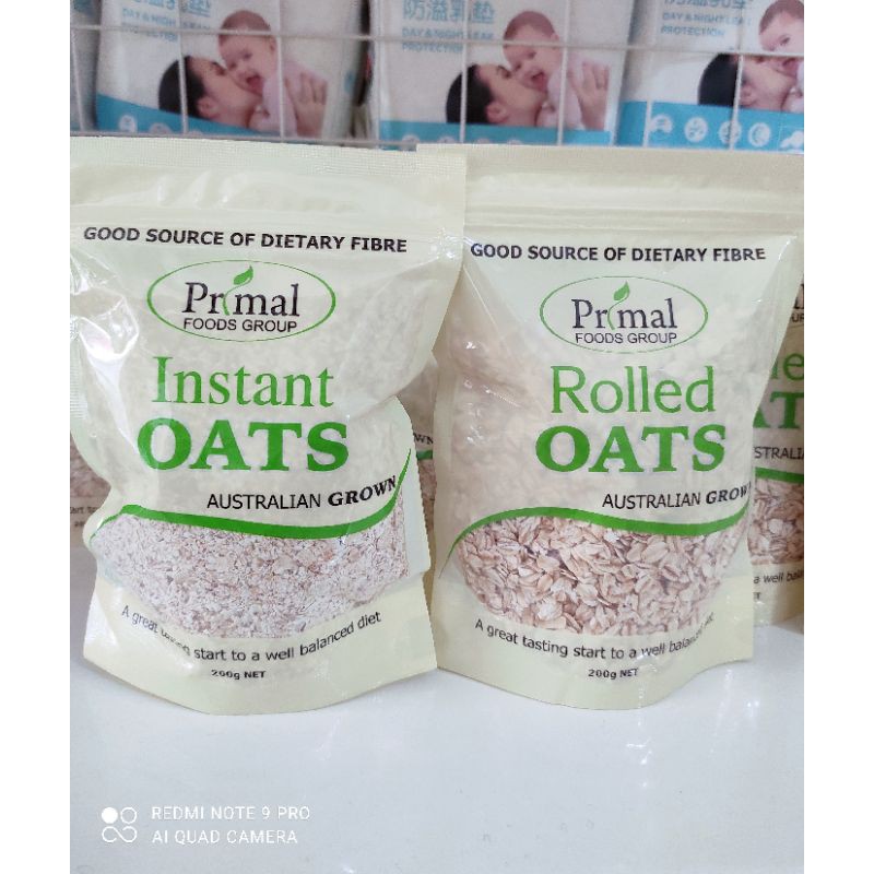 (Date T10/2021) Yến mạch Úc Primal túi 200g