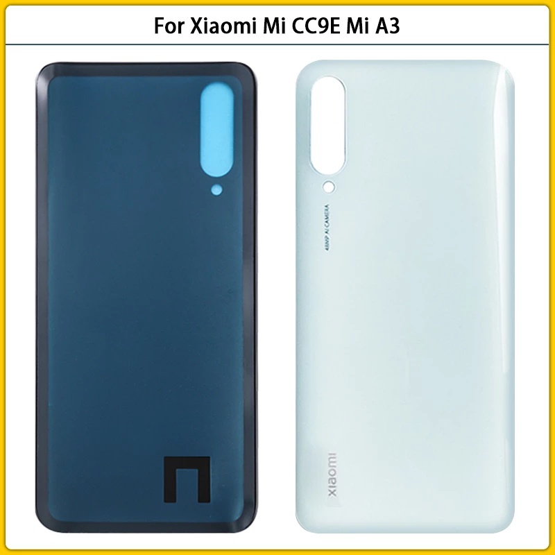Nắp Lưng Điện Thoại Mặt Kính 3D Thay Thế Cho Xiaomi Mi A3 6.09"