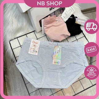 Quần lót nữ cotton cạp cao quần lót cotton kháng khuẩn cao cấp nb shop - ql005
