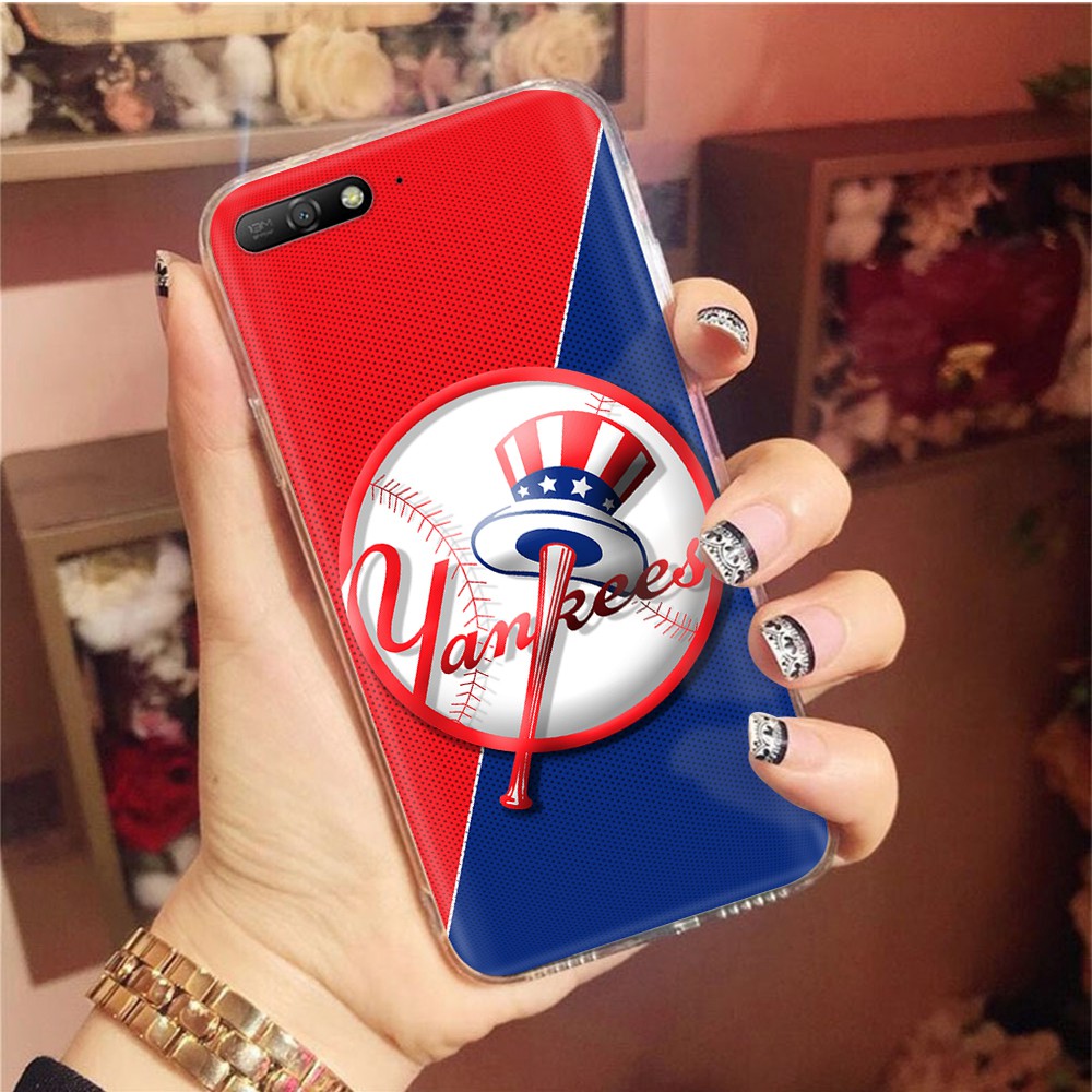 Ốp Điện Thoại Trong Suốt In Logo Ny Yankees Cho Motorola Moto E6 E4 E5 Play E7 Plus E6S 2020 At94