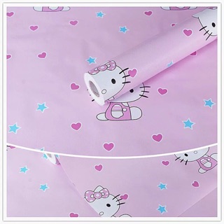 Giấy dán tường hello kitty