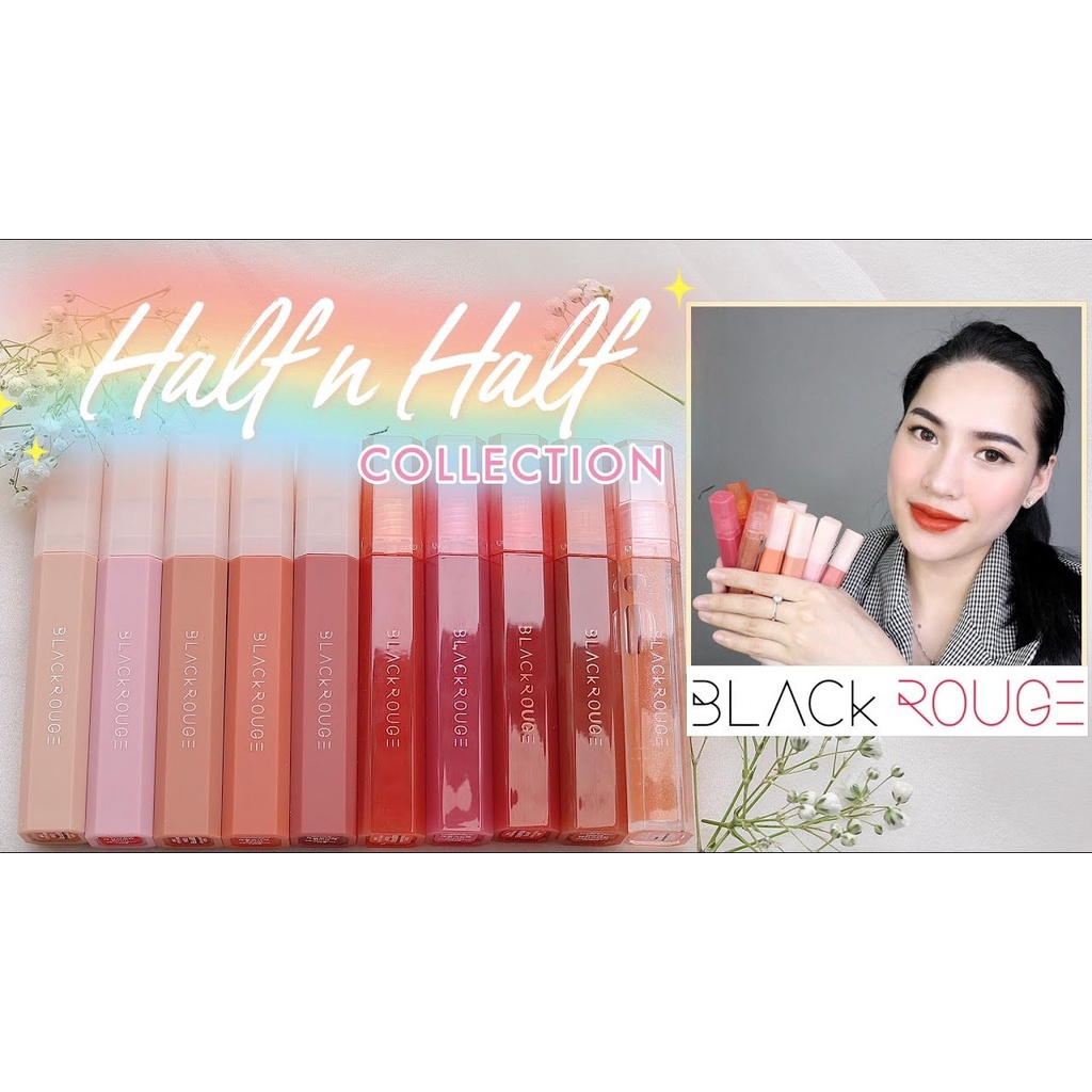 Son tint bóng BL Rouhg Half N Half Water Glow HG08- Màu Đỏ Nâu