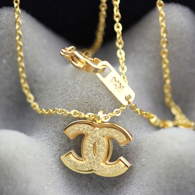 Dây Chuyền Titan Chanel Phun Cát Cao Cấp