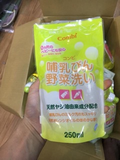 Nước Rửa bình combi ( chai 300ml - túi 250ml ) cho bé sơ sinh