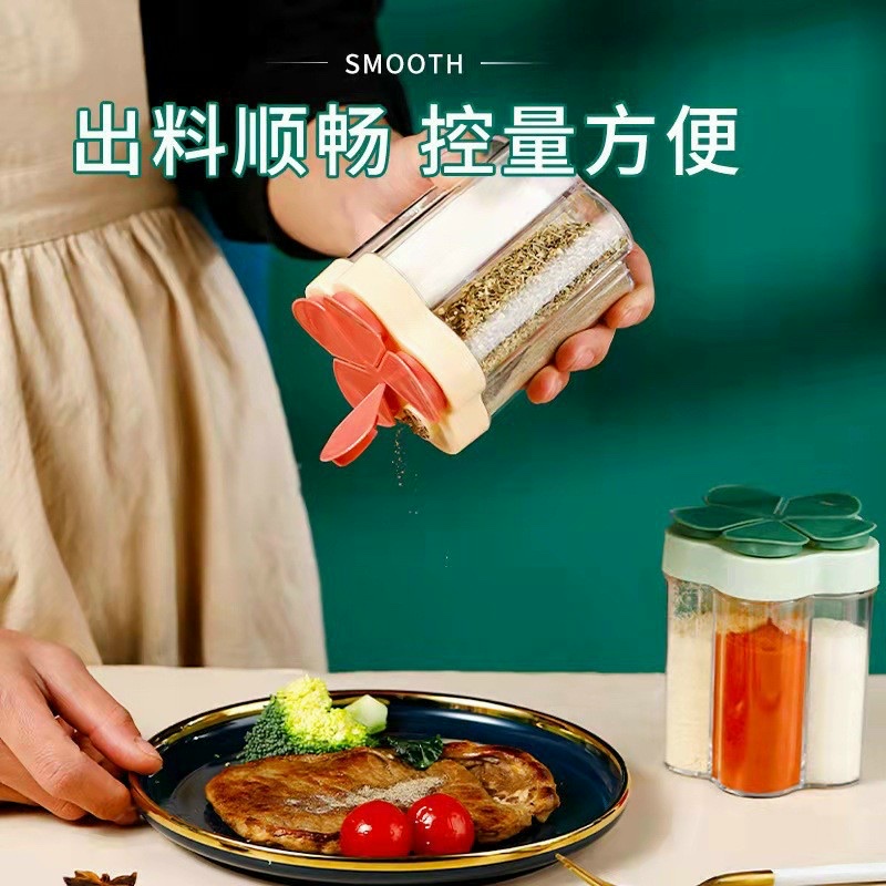 Hộp Đựng Gia Vị Chia Ngăn Tiện Lợi
