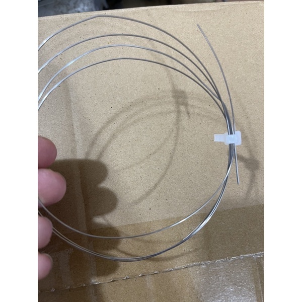 Dây trở nhiệt tròn - dây trở nhiệt máy hàn cắt màng co -  1 mét dây thép nhiệt