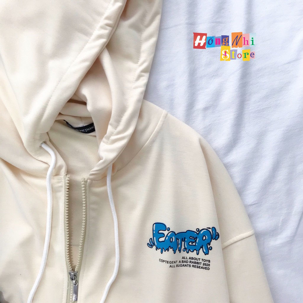 Áo Hoodie Zip In Hình Thỏ Hồng 2 Dáng Rộng - Khoác Hoodie Dây Kéo In Hình Unisex - MM | BigBuy360 - bigbuy360.vn
