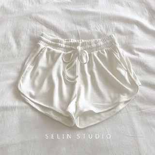 Quần Short Thể Thao Lưng Cao Plus Size Cho Nữ