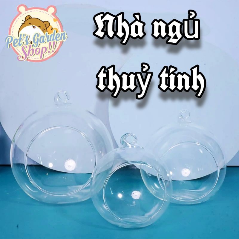 Nhà ngủ quả cầu thủy tinh cho hamster