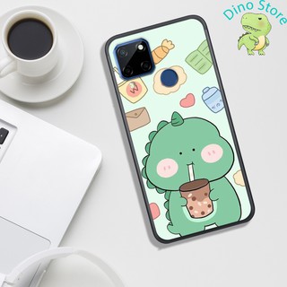 ỐP LƯNG OPPO REALME C12/C15/C21/C25  ,  IN HÌNH KHỦNG LONG NGỘ NGHĨNH VÀ CUTE