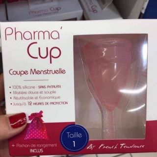 Cốc nguyệt san Pharma  cup  hàng xach tay Phap chuẩn