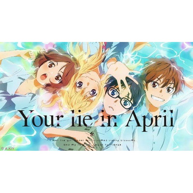 Poster THÁNG TƯ LÀ LỜI NÓI DỐI CỦA EM YOUR LIE IN APRIL tranh treo album ảnh in hình anime chibi đẹp