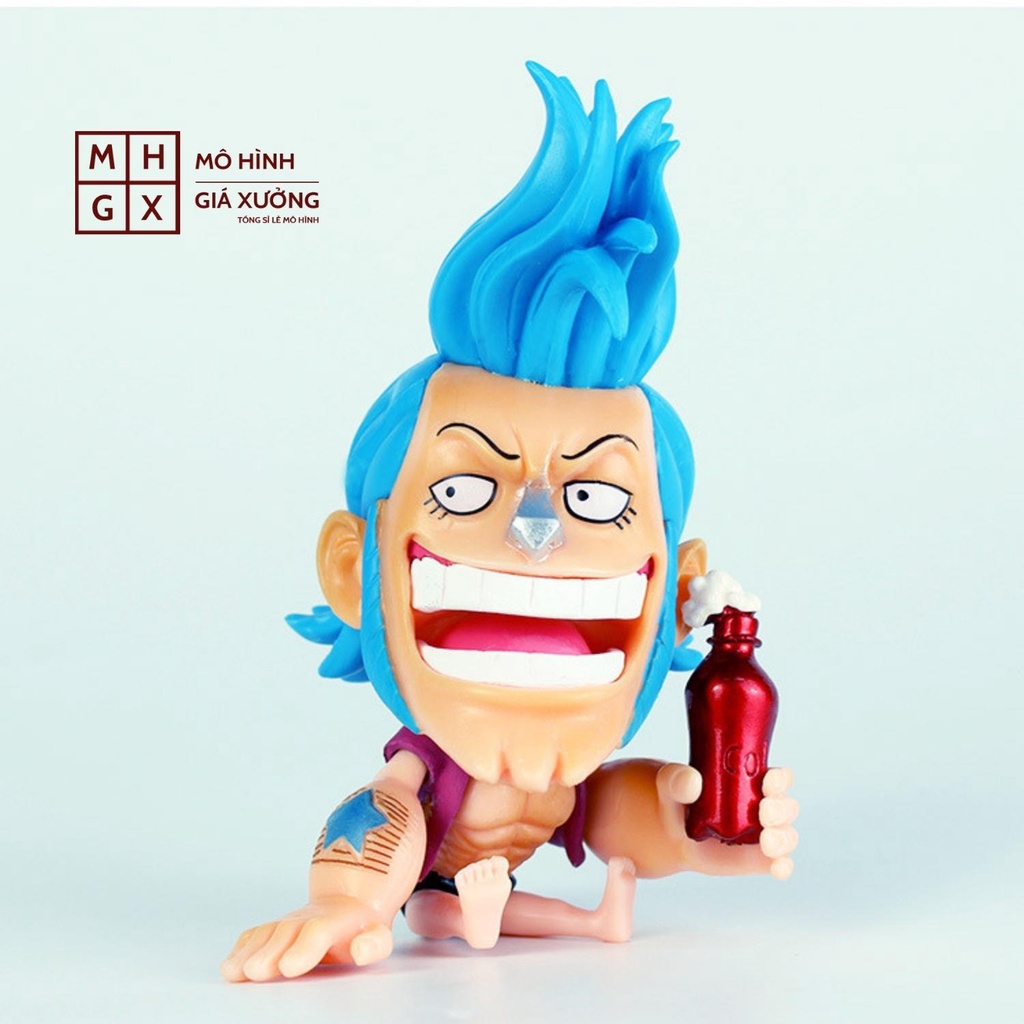 Mô hình Franky One Piece Cao 12cm - Tượng Figure Vua Hải Tặc