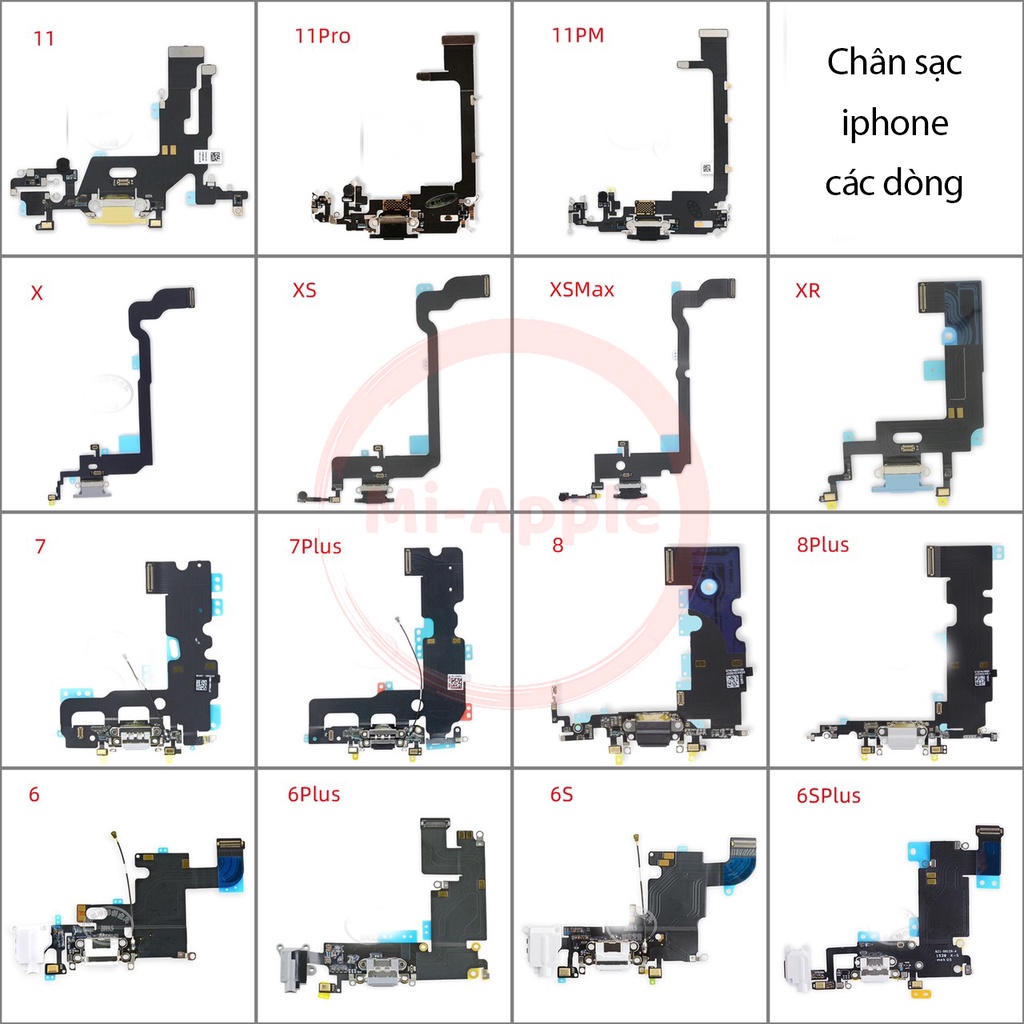 Cáp chân sạc iphone 4G/4S/5G/5S/6G/6S/6PLUS/6SPLUS/7G/7PLUS. yên tâm mua hàng tại Vmobile