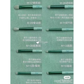 [SẴN] Set cọ 13 cây FIX Xanh Pastel [Kèm feedback]