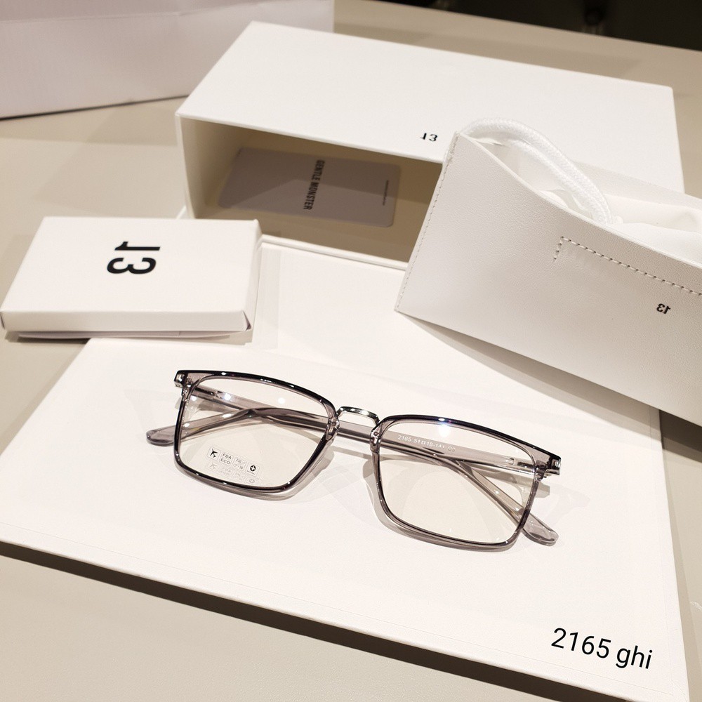 [Fullbox] GỌNG CẬN DẺO 2165 KÍNH CẬN NỮ GỌNG KIM LOẠI NHỰA FORM VUÔNG ÔM KHUÔN MẶT NHIỀU MÀU ĐEO GIẢ CẬN