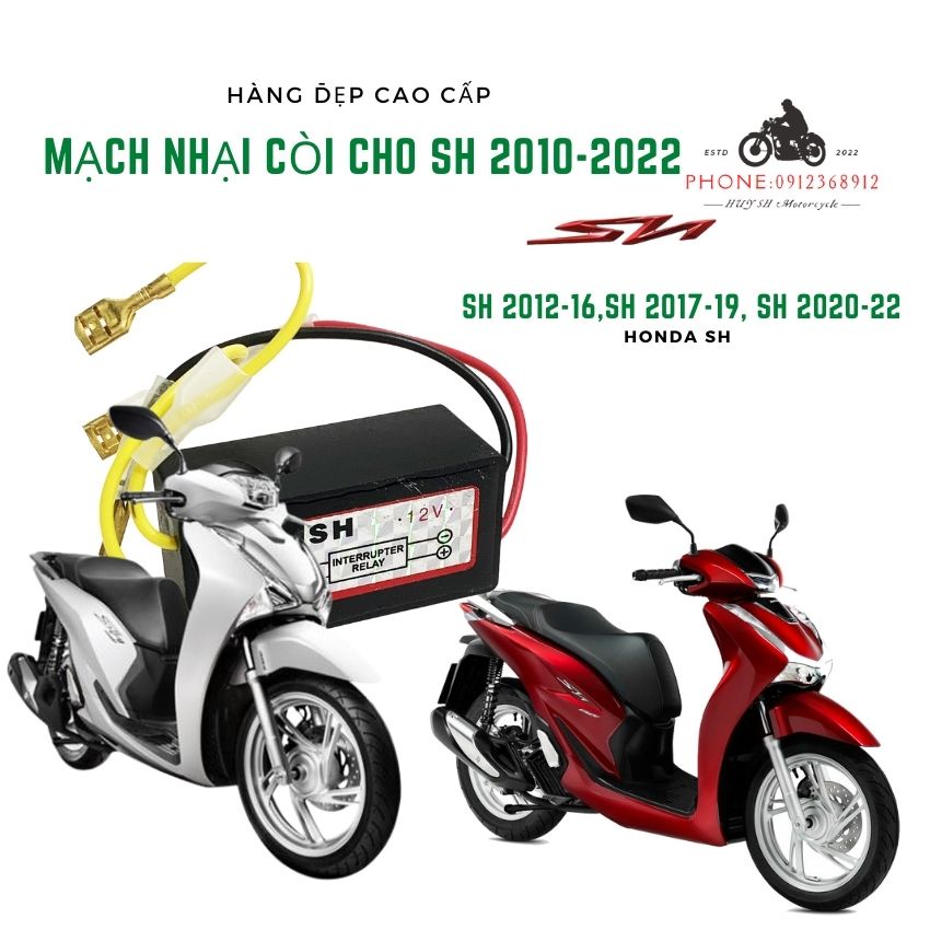 Chíp Nhại Còi SH 2012-2016, SH 2017-2019, SH 2020, SH 2022 Clip xem