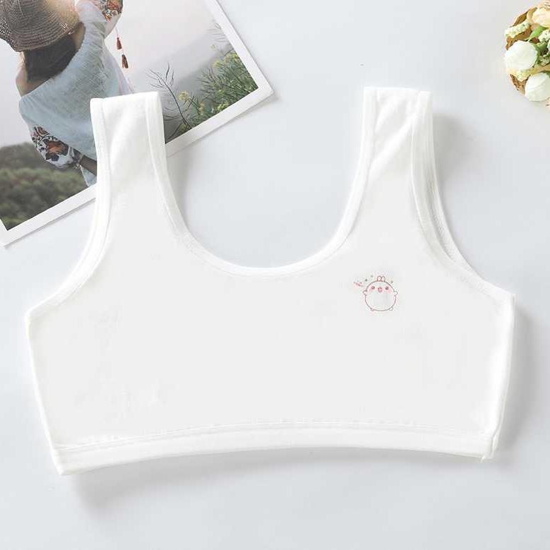 Áo lá học sinh cấp 2 cấp 3 không đệm áo ngực bé gái tuổi dậy thì bra cho bé từ 28-50kg