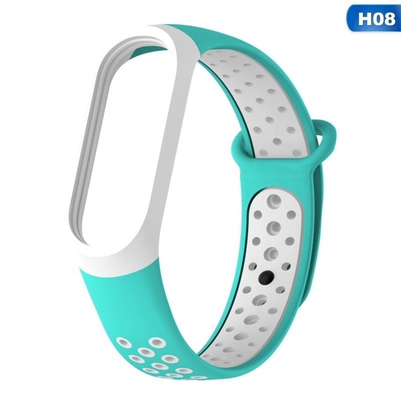 Dây đeo thể thao chất liệu silicone thiết kế độc đáo thay thế chuyên dụng cho xiaomi mi band 3 4