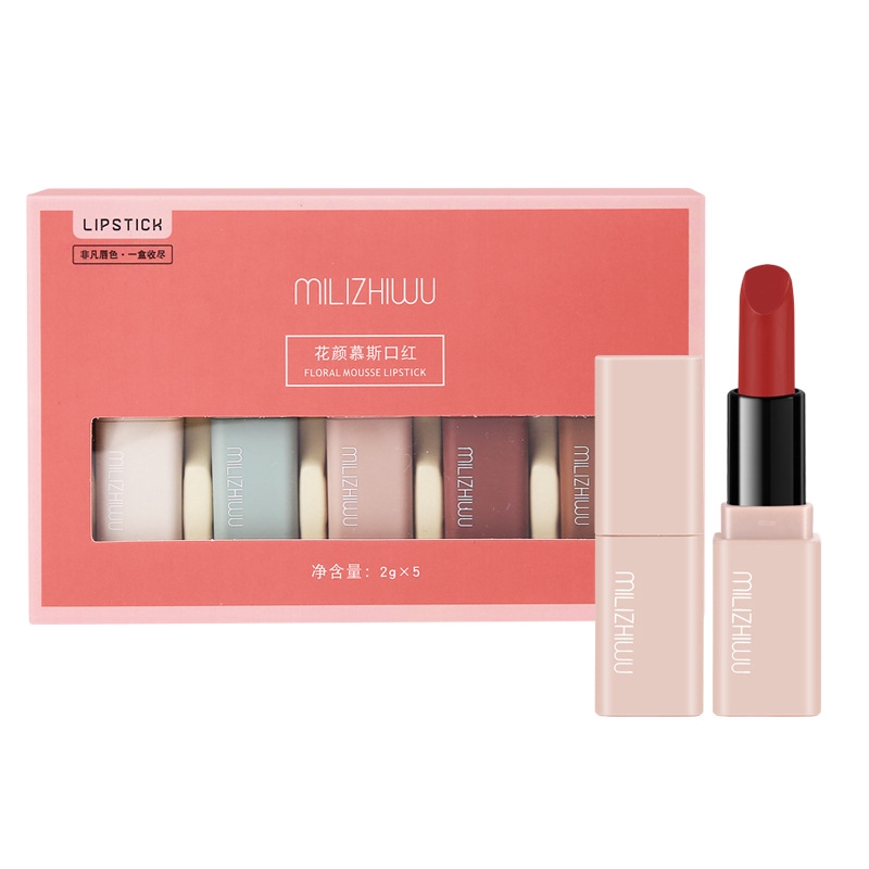 (hàng Mới Về) Bộ Son Môi Dưỡng Ẩm Mini Morandi Màu Nhung Lì | BigBuy360 - bigbuy360.vn