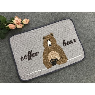 Thảm chùi chân - Coffee Bear - TCC177