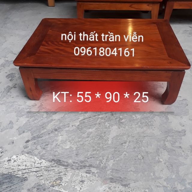 Bàn trà nhật dài 90 x 55 x 25cm(hỏa tốc 1 giờ)