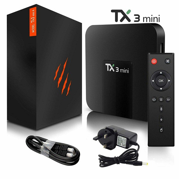 Android Tivi Box Tx3 Mini(phiên bản 2021) Ram CPU S905 - Ram 2GB, Rom 16GB - Android 9.0