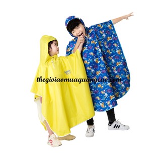 Áo Mưa Cánh Bướm Cho Bé, Hình Ảnh Dễ Thương, Vải Dù Chống Thấm, Độ Bền Cao (Được Chọn Màu)