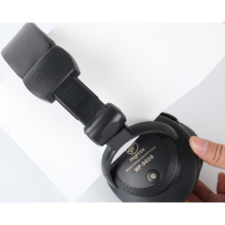 Tai Nghe Kiểm Âm Chuẩn Phòng Thu Tai Nghe Chụp Tai Có Dây, Tai Nghe TIANYU HP960 Chính Hãng