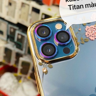 Cường lực camera viền titan kuzoom bảo vệ camera iphone 13/13 pro /13 pro max /11/12 mini /12 /12