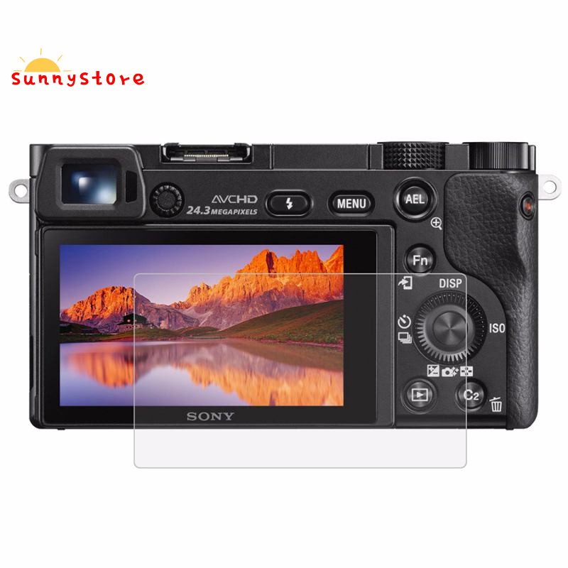 Miếng dán cường lực cho màn hình LCD máy ảnh Sony A6000 / A6300 / A6500 2.5D 0.3mm