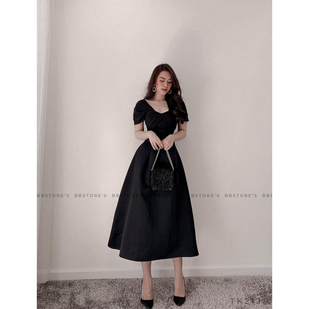 [BBSTORE'S] Đầm Xoè Trễ Vai Xoắn Ngực - TK212 | BigBuy360 - bigbuy360.vn