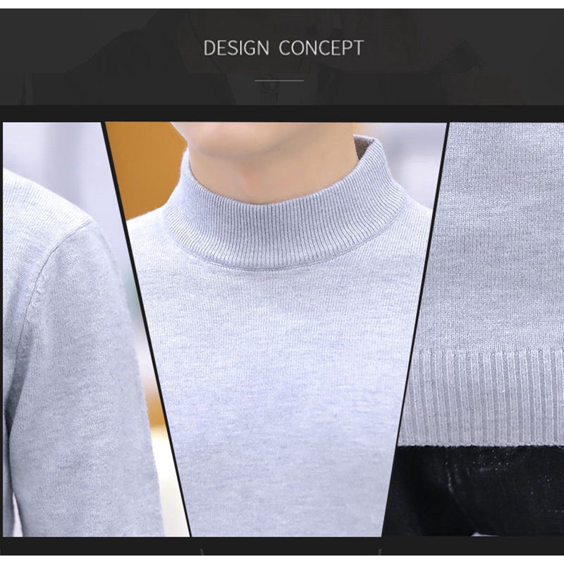 Áo sweater dài tay cổ lọ thời trang cho nam #113 | BigBuy360 - bigbuy360.vn