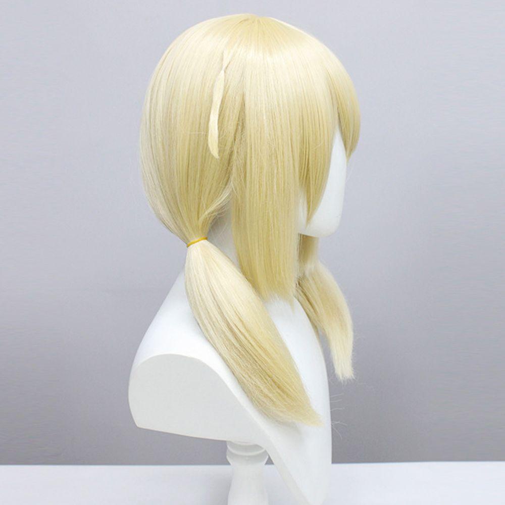 Tóc Giả Bằng Sợi Tổng Hợp Màu Be Dùng Hóa Trang Nhân Vật Anime Thời Trang|Bộ Tóc Giả Chịu Nhiệt Tốt Tiện Dụng