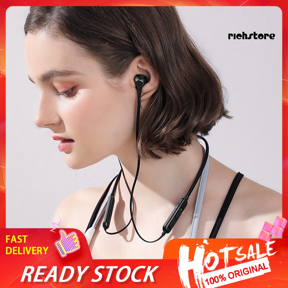 EJ_Remax RB-S28 Wireless Bluetooth Sport Magnetic Sweat-proof Headset Earphone