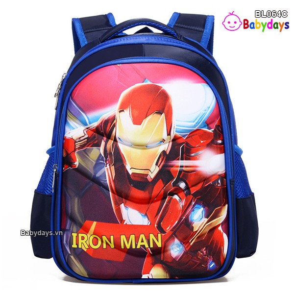 Balo tiểu học siêu nhân iron man cho bé BL064CL