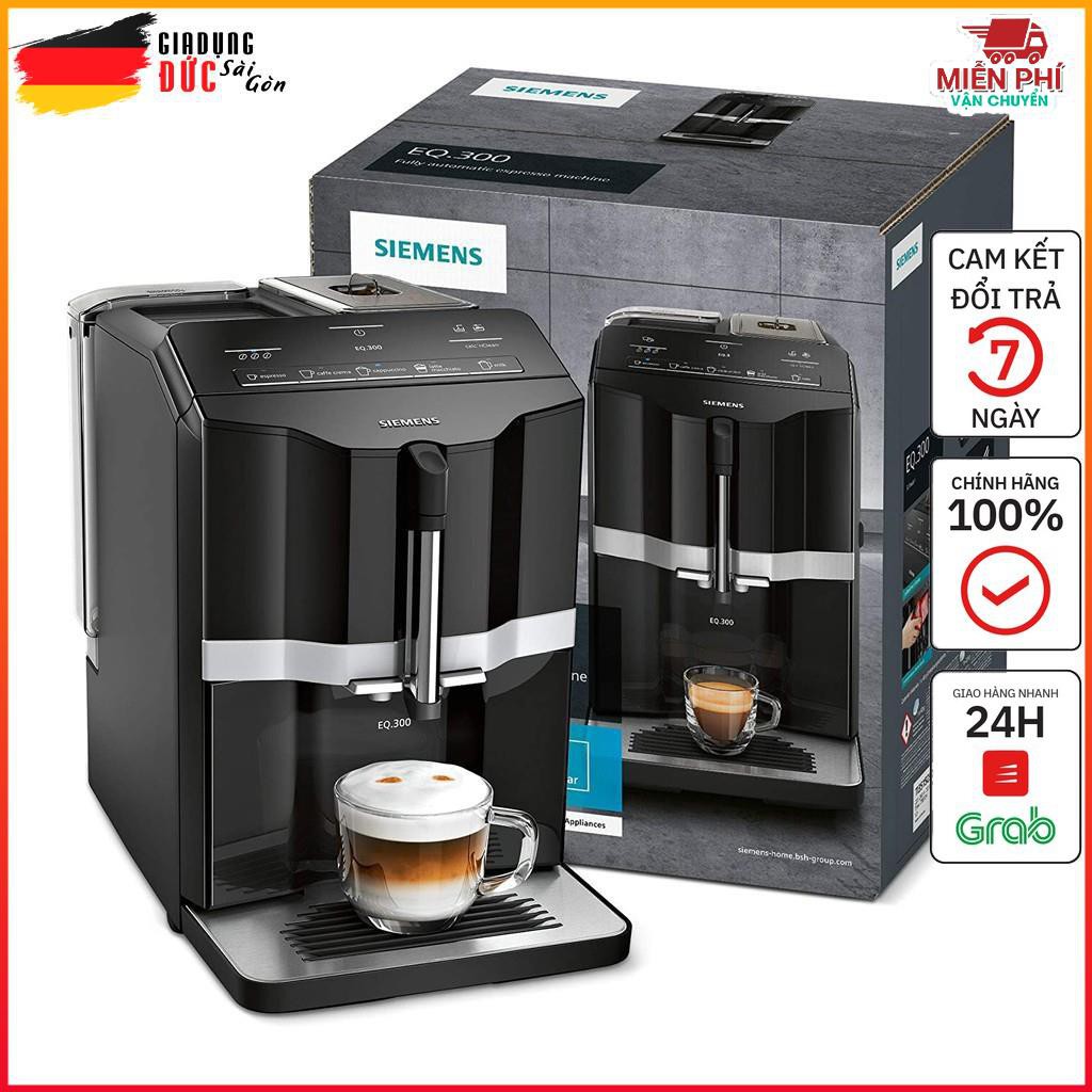 Máy Pha Cà Phê Tự Động Siemens EQ.300 TI35A509DE, Máy Pha Cafe Espresso, Cappuccino, Latte Macchiato - Nhập Khẩu Đức