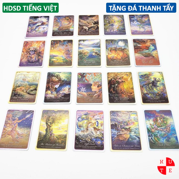 Bài Oracle Whispers Of Love 50 Lá Bài Tặng Hướng Dẫn Tiếng Việt Và Đá Thanh Tẩy