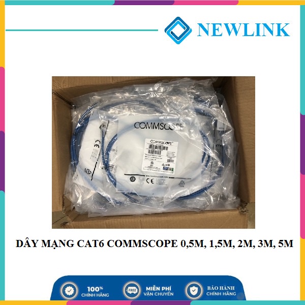 Dây nhảy patch cord commscope cat6 0,5m (2 feet) mới nhất Chính hãng