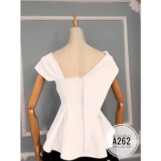 Bigsize Áo peplum rớt vai A262