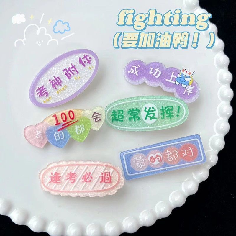 Kẹp Tóc Thiết Kế Chữ Sáng Tạo Dễ Thương Dành Cho Nữ