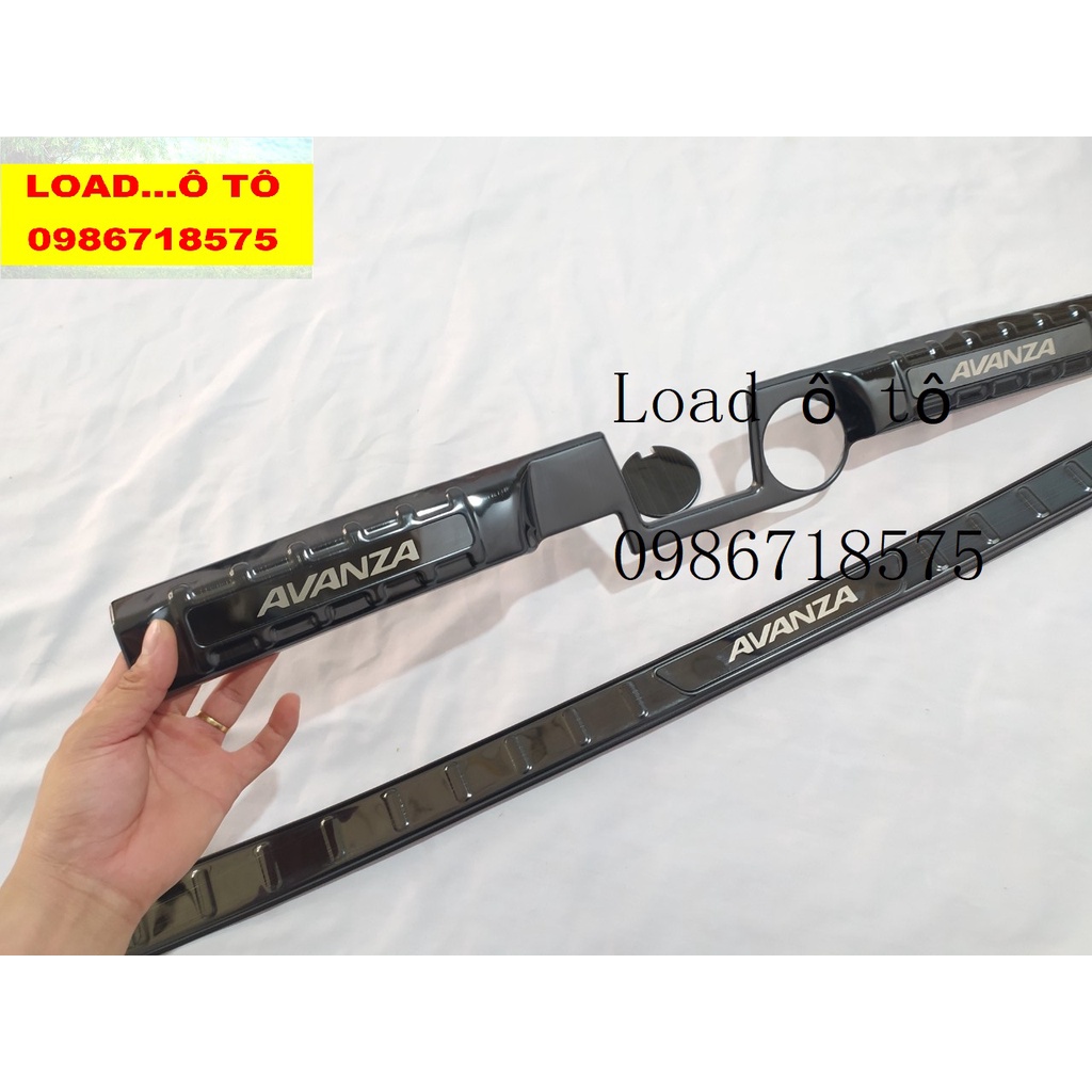Chống Trầy Cốp Titan Trong, Ngoài Xe Toyota AVANZA 2022-2023 Mẫu Titan Chữ Bóng Gương Cao Cấp