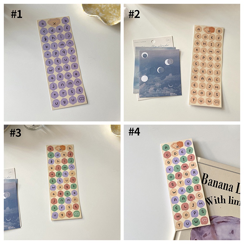 Miếng Dán Trang Trí Bàn Phím / Điện Thoại In Chữ Handmade Diy