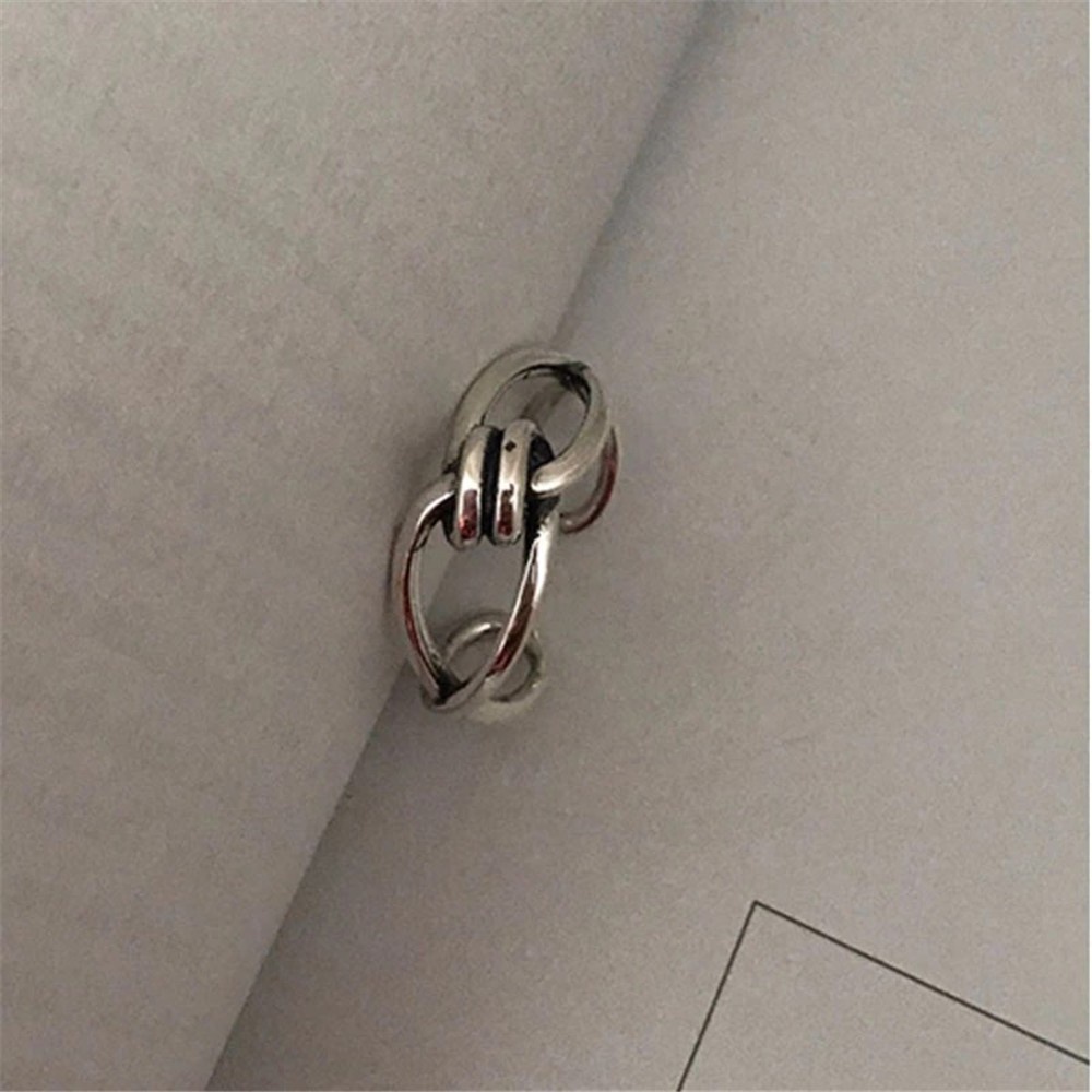 Set 2 nhẫn đeo tay kim loại thời trang cho nữ